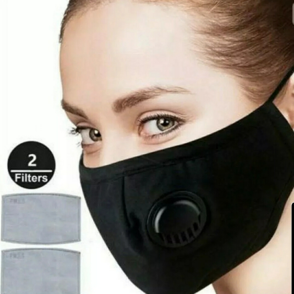 Outdoor Face Masks with Valve + (2) Filters